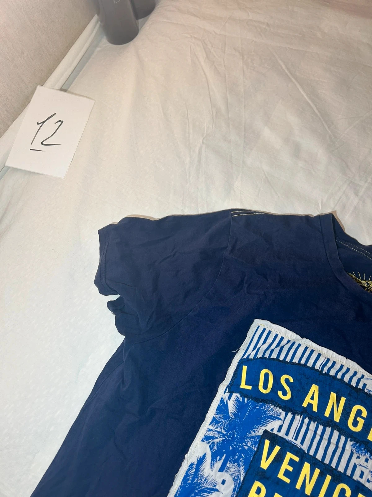 Camiseta azul marino con motivos vintage Celio – photo 4
